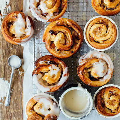 Apfel-Zimt-Schnecken